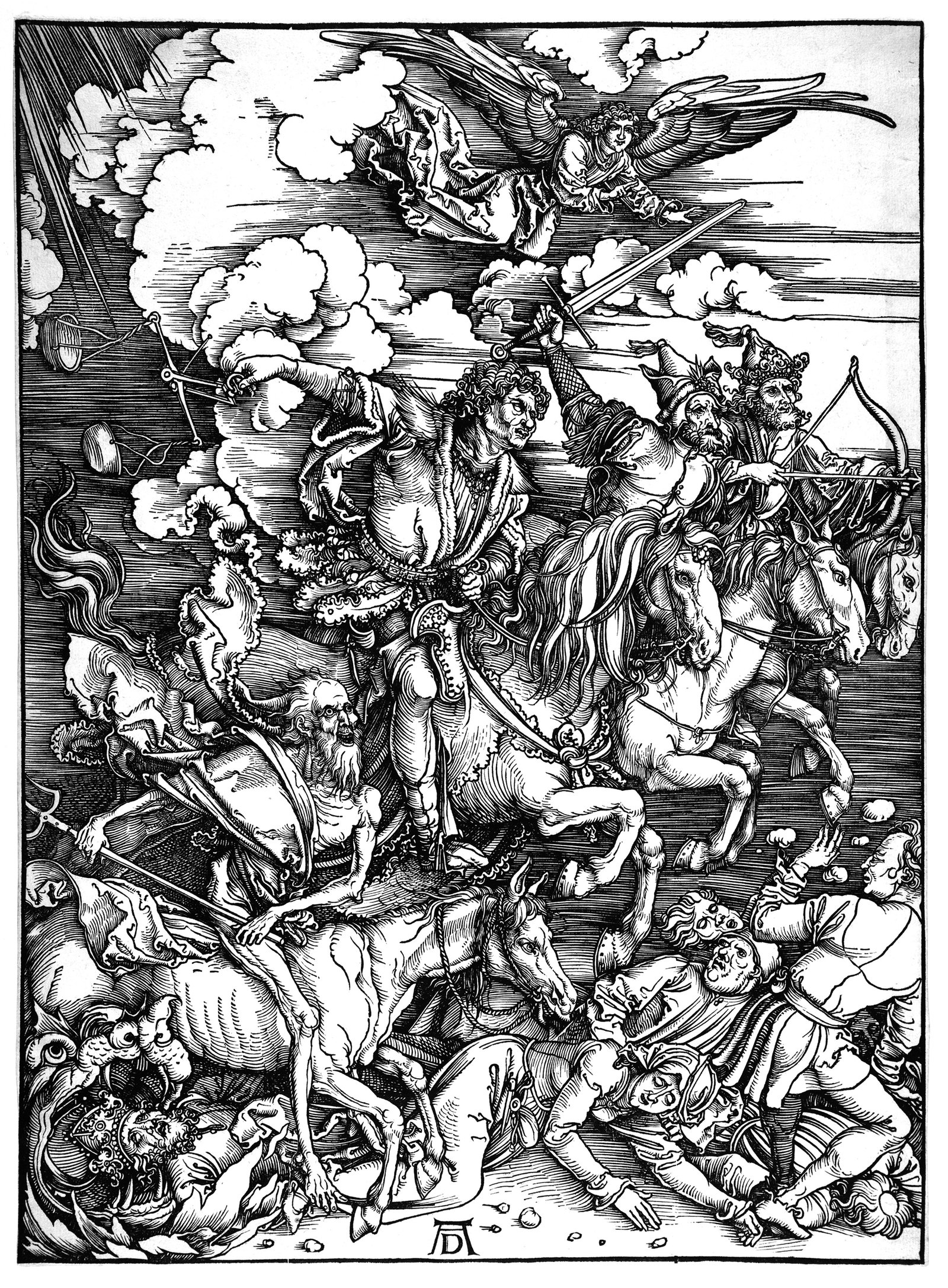Albrecht Durer apocalyps zw