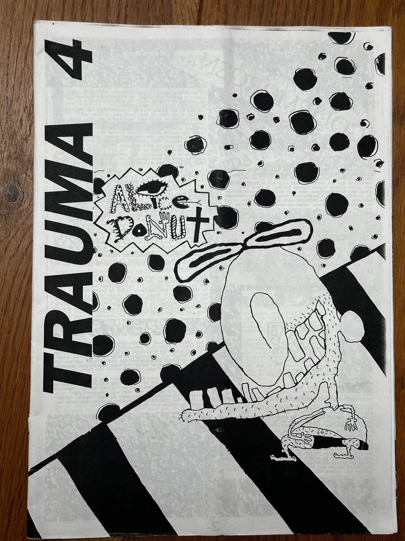 Cover fanzine Trauma nummer 4 uit 1993